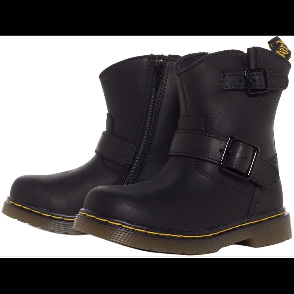 Kids Dr. Martens Moto Boots Sz 13 Good Conditions